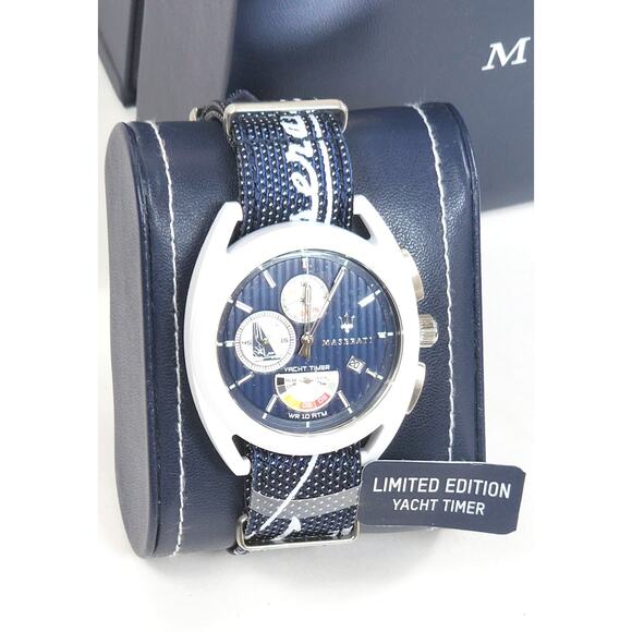 MASERATI Trimarano Yacht Timer Watch LIMITED EDITION Water-Resistant main image 5